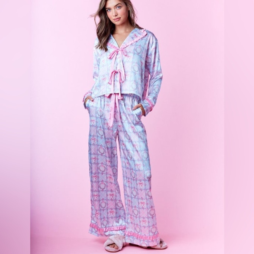 Dreamy Bow-Tie Pajama Set
